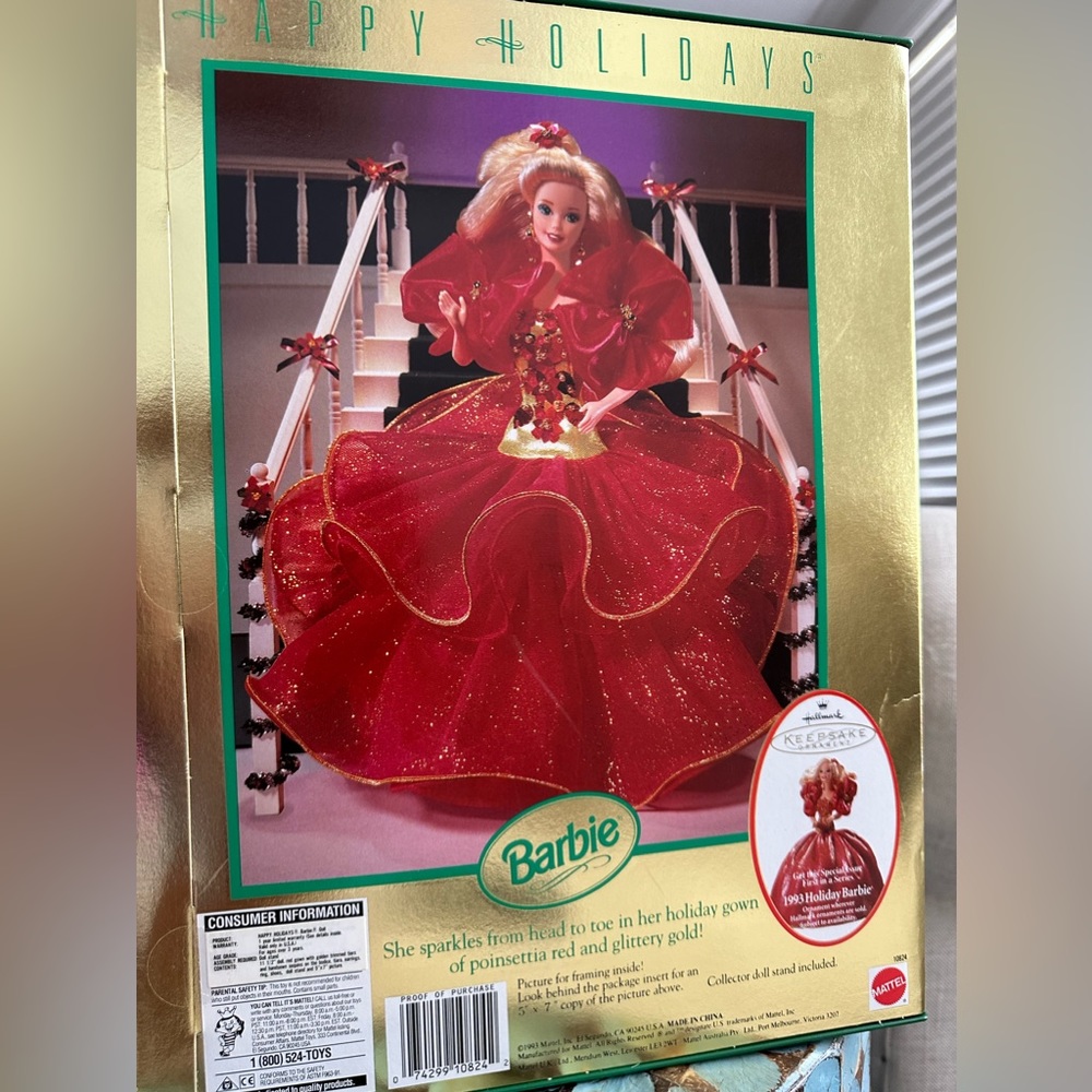 Barbie Happy Holidays Barbie Doll Hallmark Special Edition (1993)